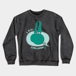 Lofi Chillhop Music Downtempo Crewneck Sweatshirt